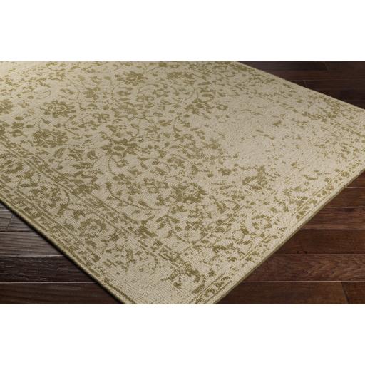 Surya Hoboken HOO-1010 Ivory Olive 2' x 3' Rug