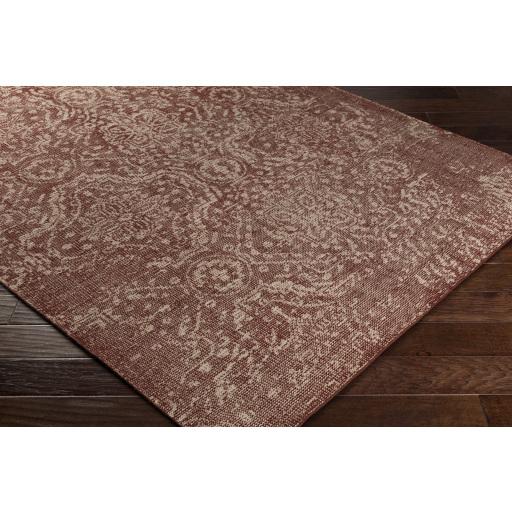 Surya Hoboken HOO-1011 Burgundy Ivory 6' x 9' Rug