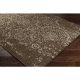 Surya Hoboken HOO-1013 Dark Brown Ivory 6' x 9' Rug