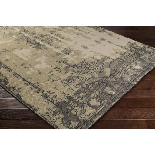 Surya Hoboken HOO-1017 Dusty Sage Gray 6' x 9' Rug