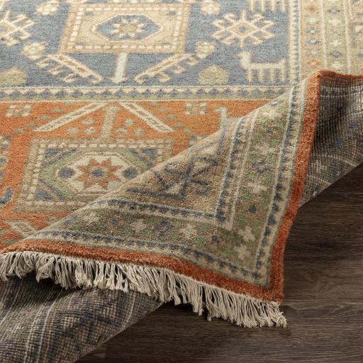 Surya Isparta ISP-1001 Burnt Orange Dark Blue 6' x 9' Rug