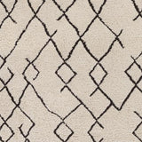 Surya Javier JAV-1001 Black Ivory 6' x 9' Rug