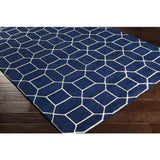 Surya Keystone KSY-9004 Ink Blue Ivory 4' x 6' Rug