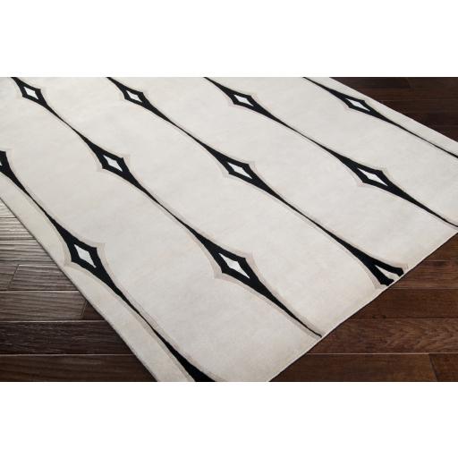 Surya Luminous LMN-3002 Beige Black 2' x 3' Rug