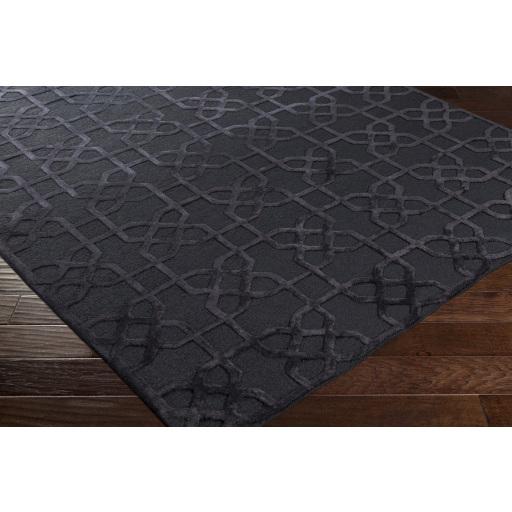 Surya Lydia LYD-6007 Black 6' x 9' Rug