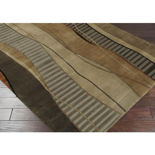 Surya Mugal IN-8020 Black Brown 8' x 11' Rug