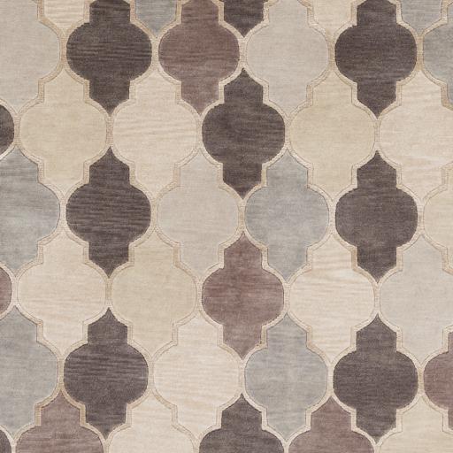 Surya Mugal IN-8616 Charcoal Light Brown 2' x 3' Rug