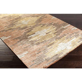 Surya Platinum PLAT-9012 Black Brick Red 5' x 8' Rug