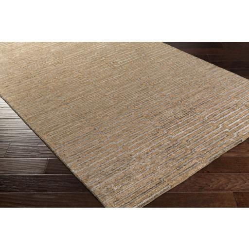 Surya Platinum PLAT-9028 Brown Pale Blue 2' x 3' Rug