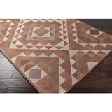 Surya Ranch RNC-1000 Charcoal Medium Brown 5' x 7'6" Rug