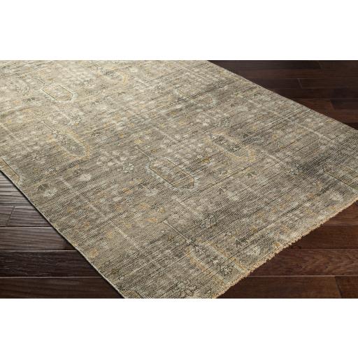 Surya Reign REG-2302 Black Brown 2'6" x 8' Rug