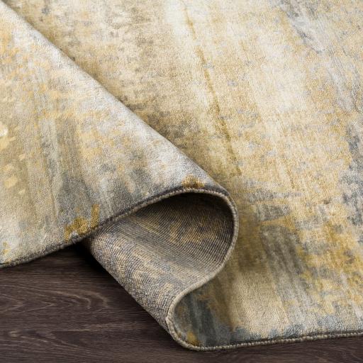 Surya Slice of Nature SLI-6401 Medium Gray Mustard 2' x 3' Rug