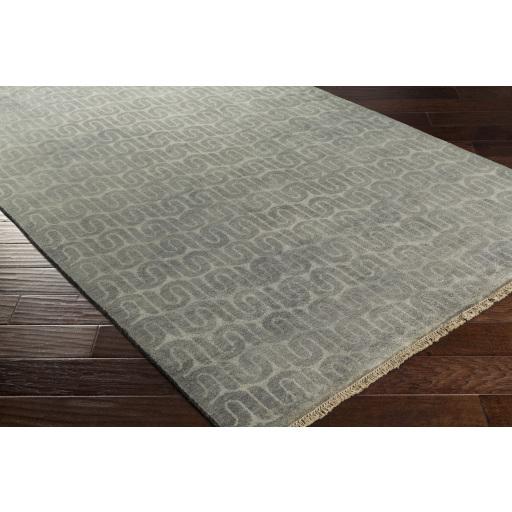 Surya Stanton SAO-2005 Charcoal Medium Gray 6' x 9' Rug