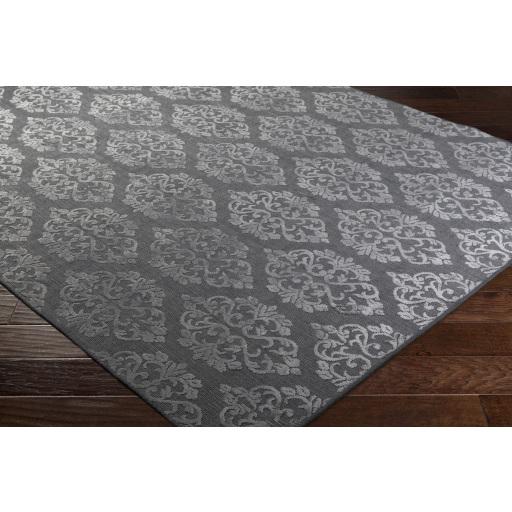 Surya Tidal TDL-1022 Medium Gray Slate 6' x 9' Rug