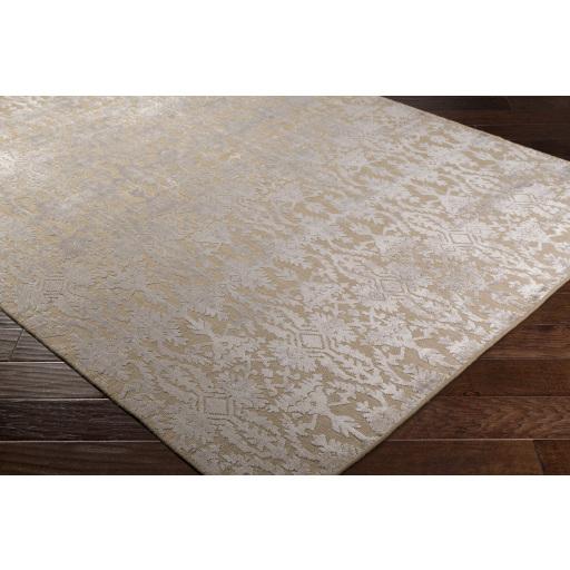 Surya Tidal TDL-1044 Medium Gray Tan 6' x 9' Rug
