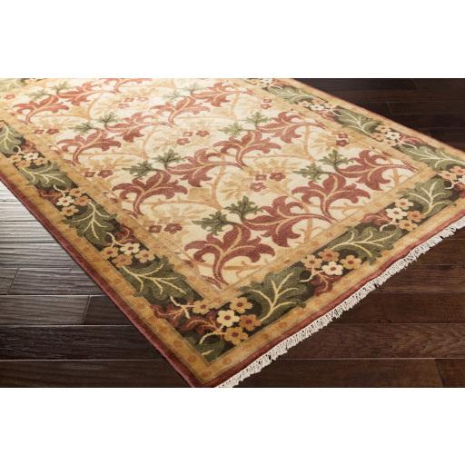 Surya Uncharted UND-2007 Black Burgundy 2' x 3' Rug