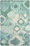 Surya Watercolor Wat-5012 Aqua Deep Teal 2' X 3' Rug