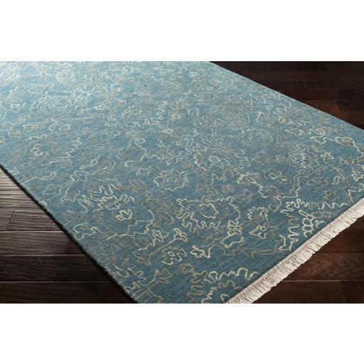 Surya Wilmington WLG-9004 Dark Blue Light Brown 2' x 3' Rug