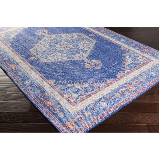 Surya Zahra ZHA-4003 Brick Red Dark Blue 2' x 3' Rug
