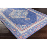 Surya Zahra ZHA-4003 Brick Red Dark Blue 2' x 3' Rug