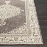 Surya Zahra ZHA-4011 Brown Charcoal 5'6" x 8'6" Rug