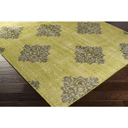 Surya Zahra ZHA-4024 Black Green 2' x 3' Rug