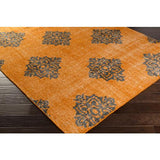Surya Zahra ZHA-4025 Black Burnt Orange 8' x 11' Rug