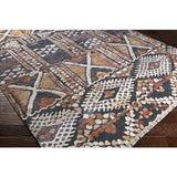 Surya Zambia ZAM-1001 Black Brown 2' x 3' Rug