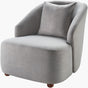 Surya Cates TES-001 33"H x 33"W x 33"D Accent Chair