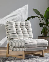 Livabliss Cedron CED-001 37"H x 30"W x 38"D Accent Chair