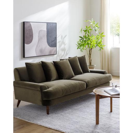 Surya Cila CILA-001 29"H x 87"W x 40"D Sofa