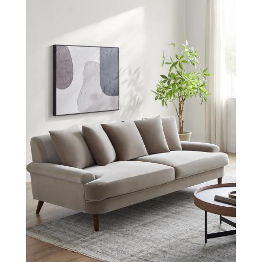 Surya Cila CILA-002 29"H x 87"W x 40"D Sofa