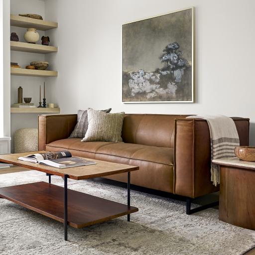 Surya Dylan DYN-001 31"H x 88"W x 39"D Sofa