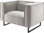 Surya Dylan DYN-004 31"H x 47"W x 39"D Accent and Lounge Chairs