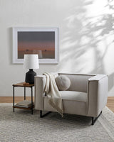 Surya Dylan DYN-004 31"H x 47"W x 39"D Accent Chair