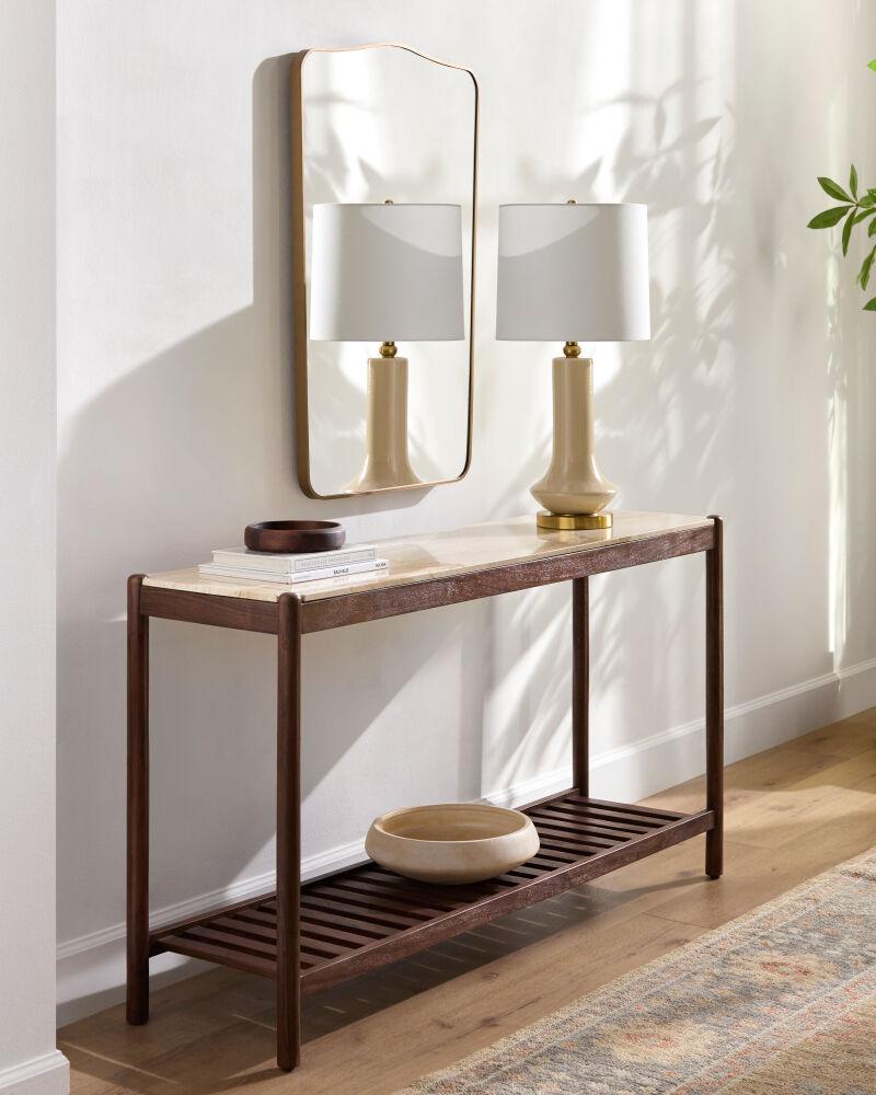 Surya Guapa GPA-001 30"H x 56"W x 15"D Accent Table