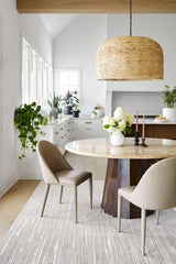 Surya Linus LNU-001 30"H x 59"W x 59"D Dining Table/Seating