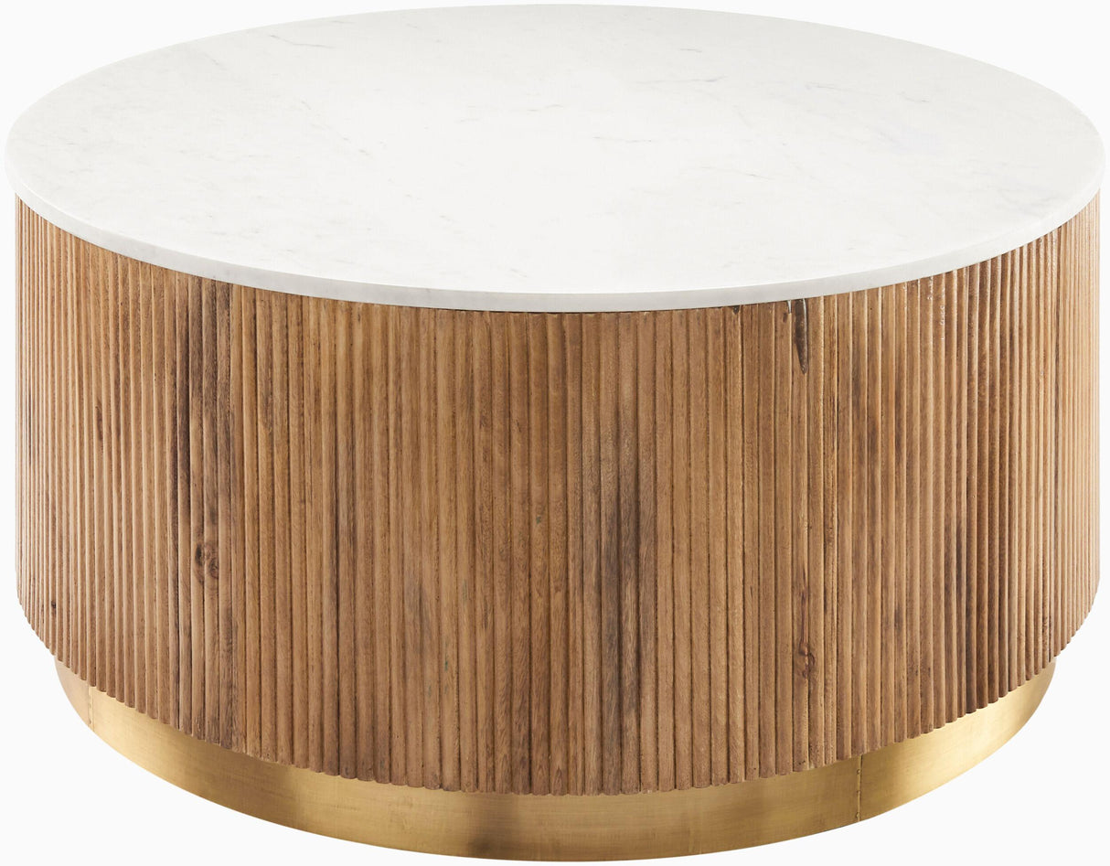 Surya Nems NMS-001 17"H x 36"W x 36"D Accent Table