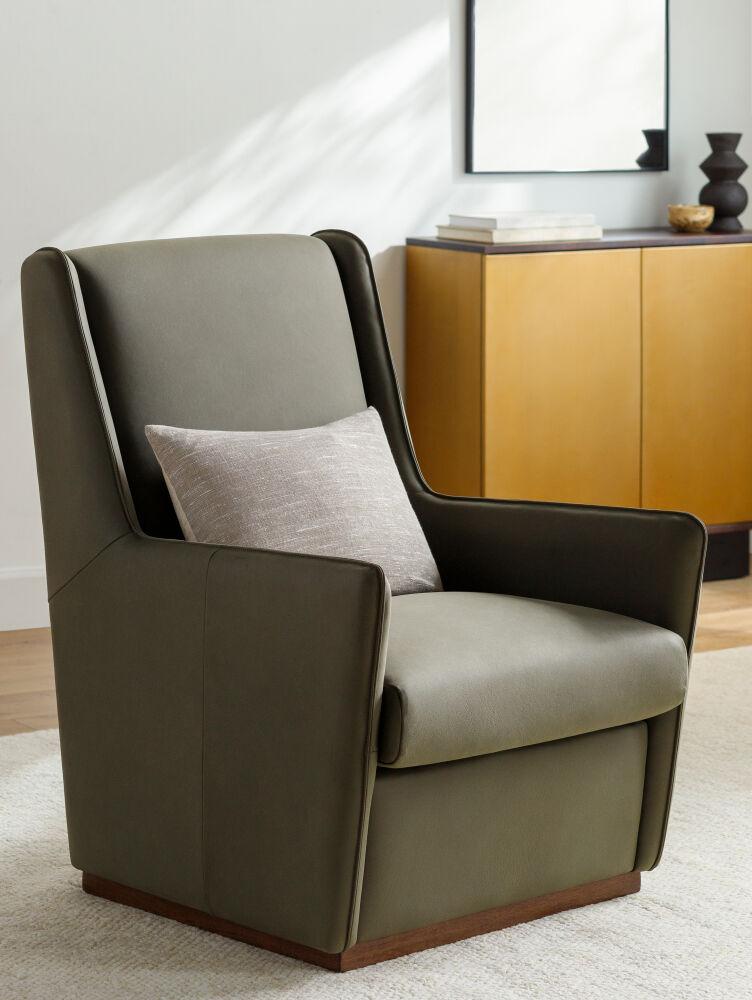Surya Olivier OLR-001 39"H x 29"W x 34"D Accent Chair