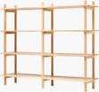 Surya Orly ORLY-004 53"H x 63"W x 16"D Shelving/Storage
