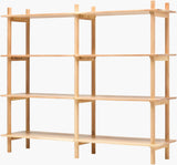 Surya Orly ORLY-004 53"H x 63"W x 16"D Shelving/Storage