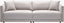 Surya Parley RPY-001 33"H x 110"W x 40"D Sofa