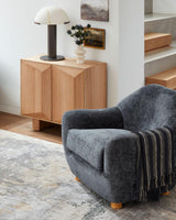Surya Perch PEH-002 32"H x 33"W x 36"D Accent Chair