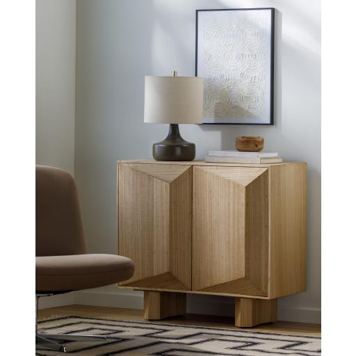 Surya Scalene SCLN-001 Wood 32"H x 35"W x 18"D Furniture