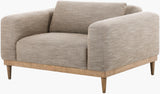 Surya Strattan STAN-002 38"H x 54"W x 40"D Accent Chair