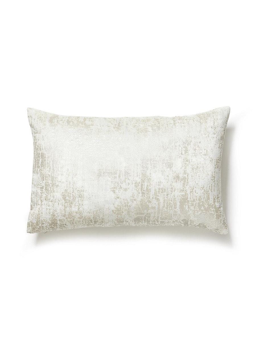 Scalamandre Tesoro Velvet 14 X 22 - Moonbeam Decorative Pillow