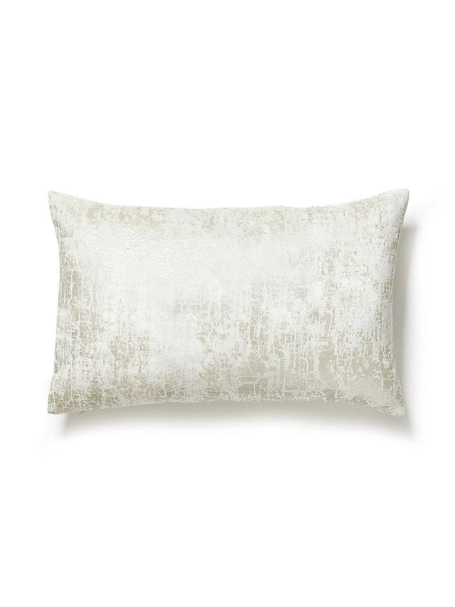 Scalamandre Tesoro Velvet 14 X 22 - Moonbeam Decorative Pillow