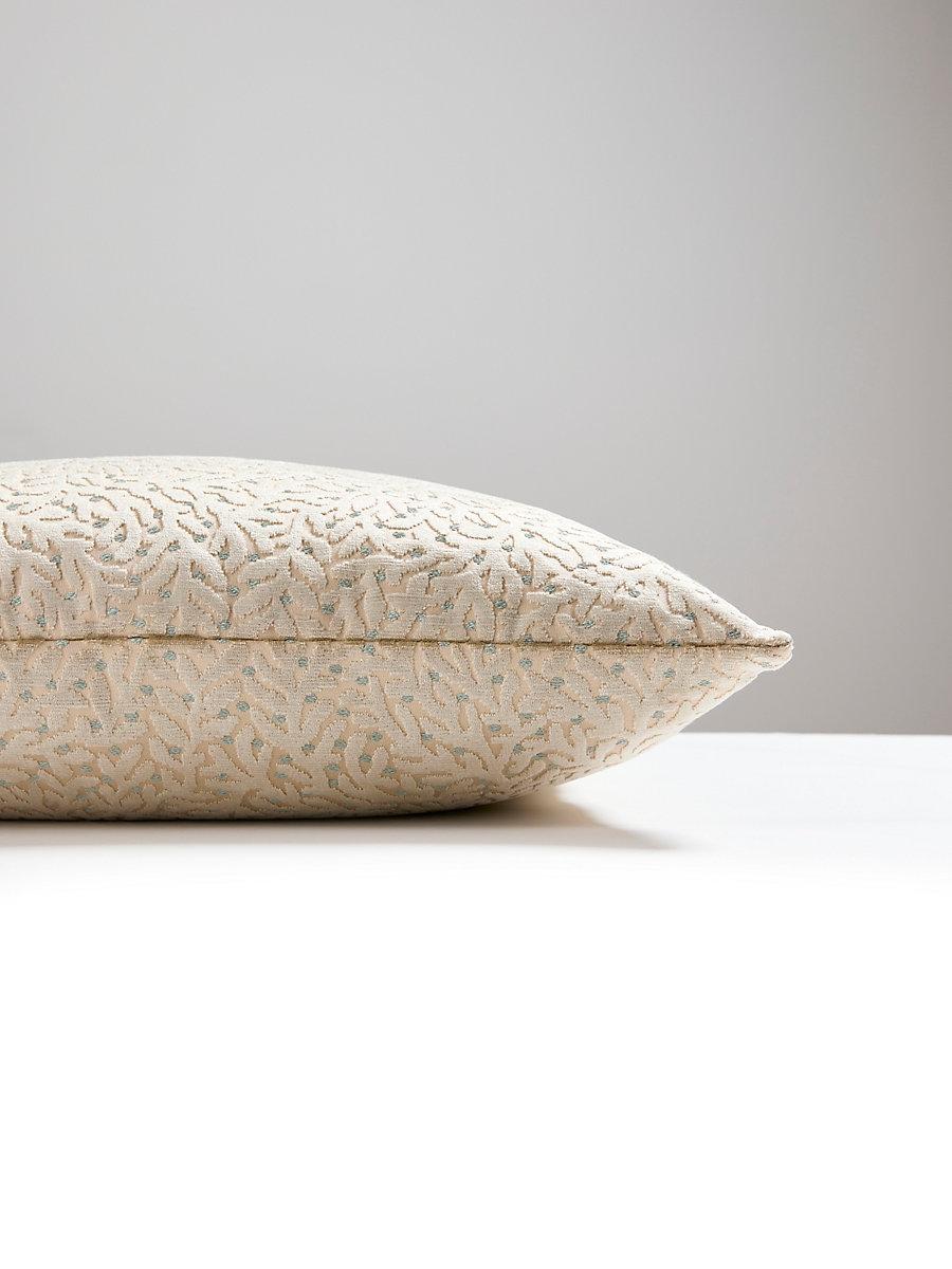 Scalamandre Corallina Velvet 22 X 22 - Pebble Beach Decorative Pillow