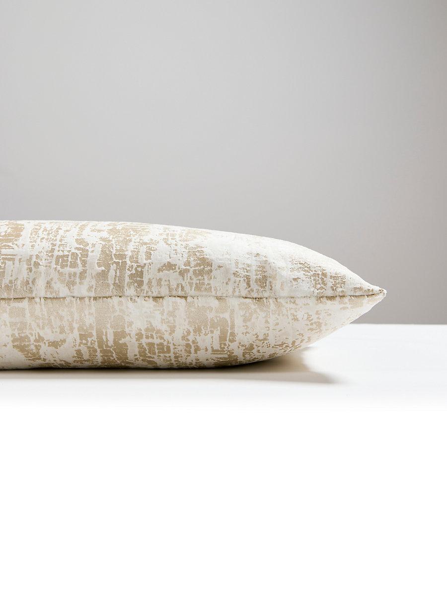 Scalamandre Tesoro Velvet 14 X 22 - Champagne Decorative Pillow