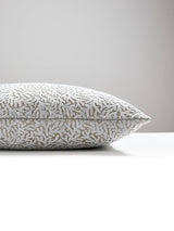 Scalamandre Corallina Velvet 22 X 22 - Blue Mist Decorative Pillow